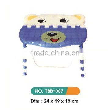 Plastic folding children stool