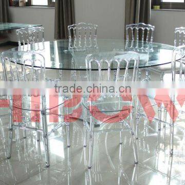 crystal glass table legs