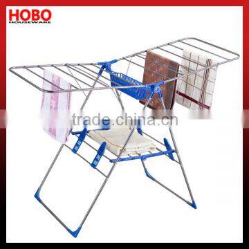 Folding Metal Chrome Plated Clothes Drying Stand