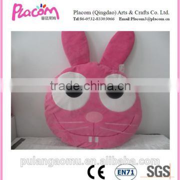 Hot-selling Plush Rabbit Pillow in Pink for Children