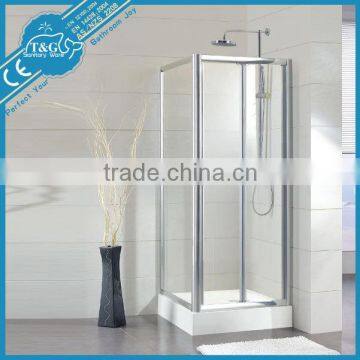 High Quality Factory Price fashion modern free standing glass shower enclosure