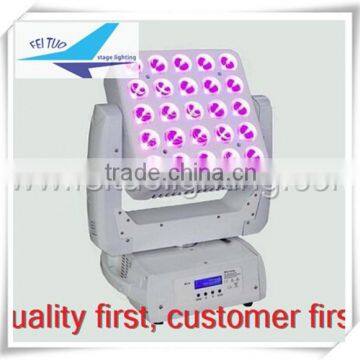 matrix beam led 25x12w rgbw led matrix moving head