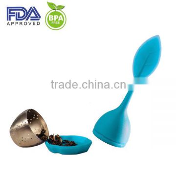 floating duck silicone tea filter silicone tea infuser stainless steel tea strainer,tea bag ,tea leaf ,tea diffuser