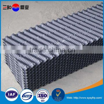 Black color PVC honeycomb cooling media, cooling tower infill filler packing