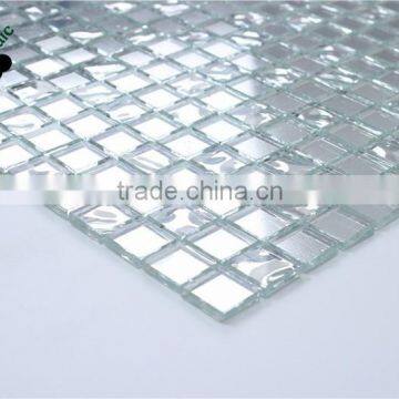 SMG14 sliver color mosaic decorative wall mosaic mirror glass tile