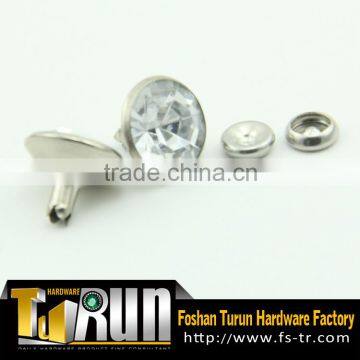 Alloy Rhinestone Metal Buttons for Garment photo-5