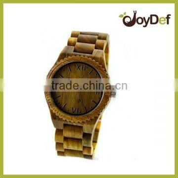 2016 Popular Bamboo Wood Wrist Watch /wristwatch With Logo Engraved photo-6