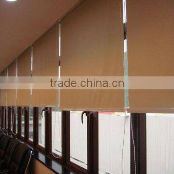 brown color blackout blind fabric,roller blind fabric