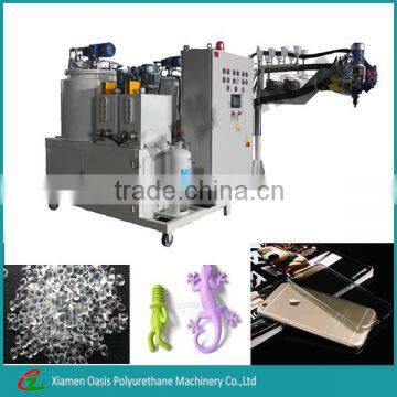 Three components thermoplastic ployurethane elastomer casting machine