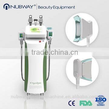 Nubway 5 Handles Fat Freezing Body Slimming Cryolipolysis Ultrasonic Liposuction Cavitation Slimming Machine Ultrasound Cavitation For Cellulite