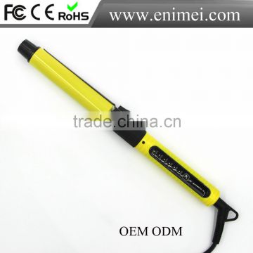 Hot sale!automatic yellow hair curler strick with four tpyes