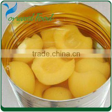 Chinese best canned yellow peach in halves factory