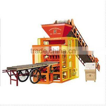 Construction equipment QTJ4-26A semi-automatic clay brick machinery making in india