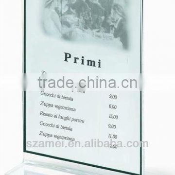 Customized acrylic countertop leaflet Display rack