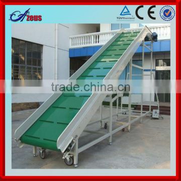 Portable incline cleated belt conveyor high inclination angle belt conveyor inclined screw conveyor