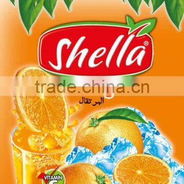 ORANGE FLAVOURED SHELLA INSTANT POWDER JUICE DRINK