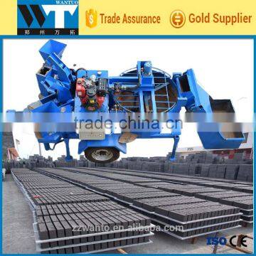 High quality mobile and diesel cement brick making machine