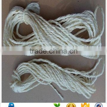 Bleached and no oil sisal rope