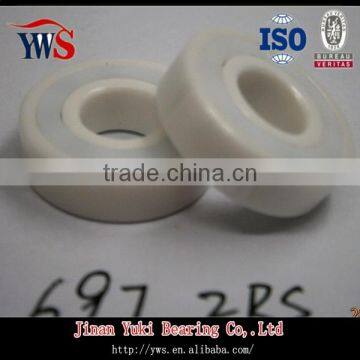 ZrO2 697 PTFE Cage Full Ceramic Ball Bearing photo-3