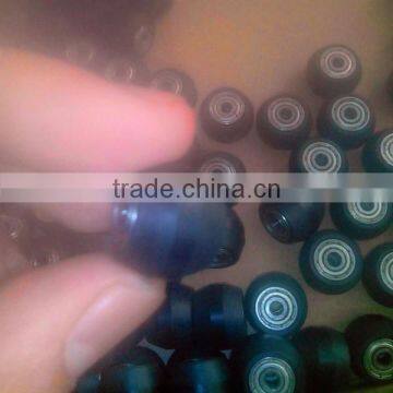 Black Polyurethane Coated Dual V-groove Bearing 623zz Customize Wheel Ball Bearing 623 photo-6