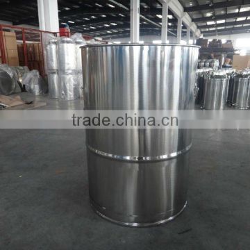 open head stainless steel drum