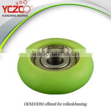 625 Green Polyamide Plastic no Groove Pulley photo-5