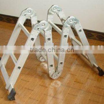 en131 ladder 2X4 Multi-purpose Aluminium Ladder with folding ladder hinge scaffold stairs