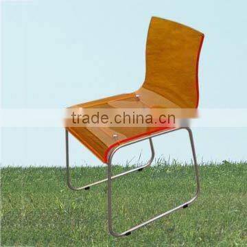 304 grade stainless steel frame plastic garden chair