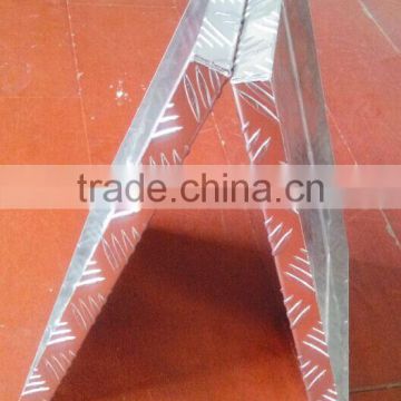 OEM aluminum alloy processing welded part, aluminum checkered welded tray box, small part, waterproof aluminum box