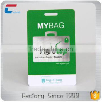 Custom Wholesale Free Printable Plastic PVC RFID ID Card Hotel Luggage Tags