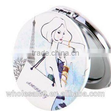 65mm Pu Leather Protable Folding Mirror photo-2
