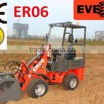 Everun ER06 Landmaschine hydrostatik mini Radlader/Hoflader mit Schaufel