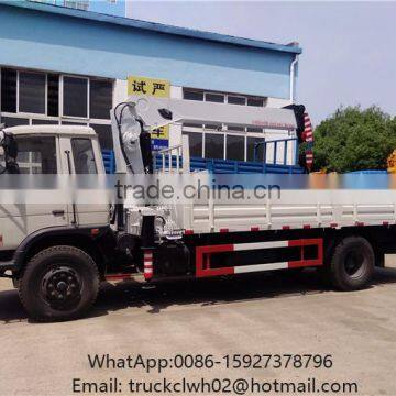 8-10 Ton Crane Lorry Right Hand Drive New Cargo Truck Crane photo-3
