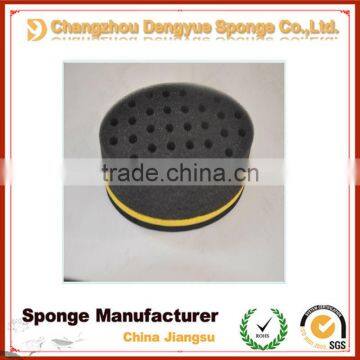 Round hair sponge for Black Men barber hair sponge with factory price