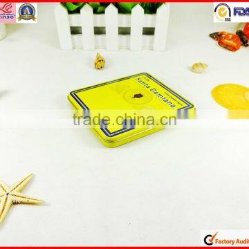 Factory Sale Rectangular Custom Smoke Metal Tin photo-3