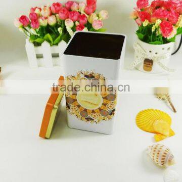 Gift Usage Wholesale Square Tea Tin Box photo-3