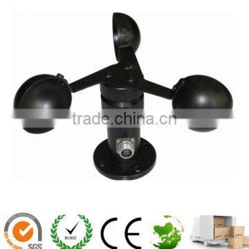 Wind speed meter three cup anemometer with voltage output