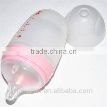 Custom Designed Shape BPA-free Plastic Baby Bottle for Feeding