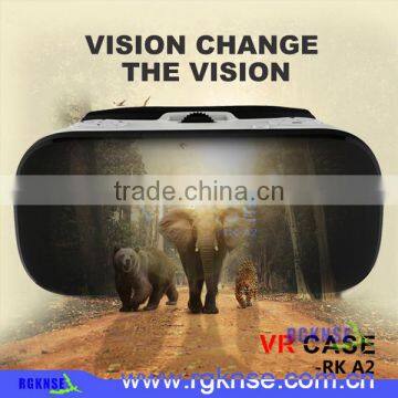 High Quality 3d vr Bluetooth Headset Glasses VR CASE A2 All In One for Movie and Game photo-4