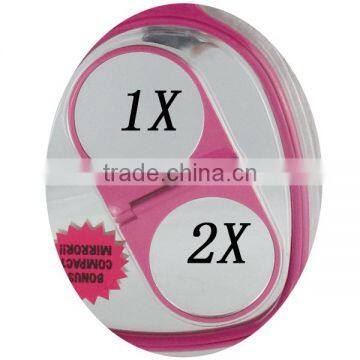 Two Pcs of Hand Held Mirror With Double Clamshell of Mirror for Beauty photo-6