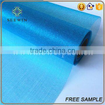 Light Blue Organza Fabric and Organza Roll photo-2