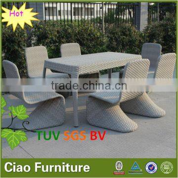 plastic rattan furniture outdoor table chair