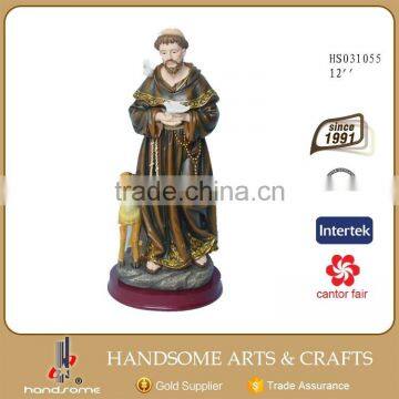 12 Inch Polyresin Catholic Religious Items Souvenirs Saint Francis Statues photo-2