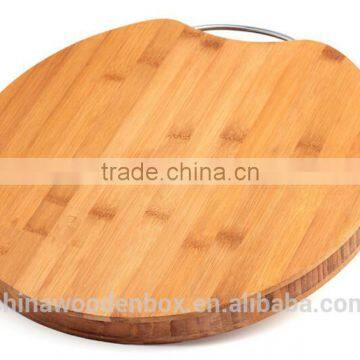 Round Shape Eco-Friendly Strong Bamboo Wood Cutting Board/ Cutting Board Set photo-3