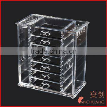 Deluxe 7-drawer Clear Acrylic Jewelry Organizer Necklace Keeper photo-2