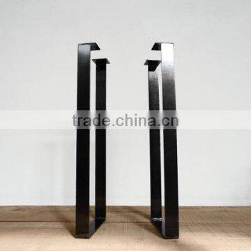 40 Inch Iron Black Matt Coated Flat Steel Bar Table Leg photo-2
