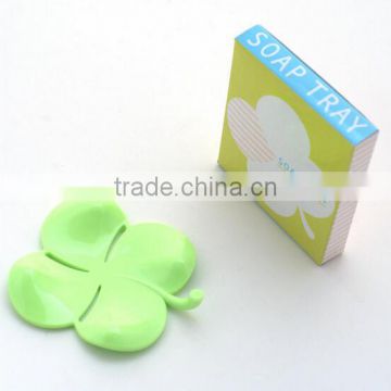 Four Leaf Clover soap tray /ABS soap holder /plastic soap box