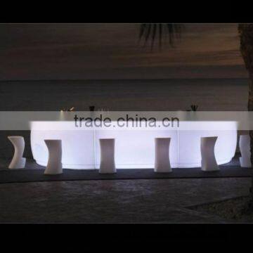 Modern Fashion Commerical High Quality Growing Lighting Plastic Bent LED Counter With 16 Colors Change photo-5