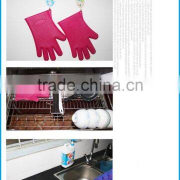 High or low degree tempreture safety glove, silicone anti-hot glove, hands protective gloves