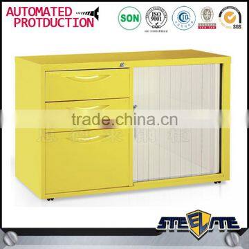 Moder Office Mobile Furniture Metal Steel Tambour Caddies Filing Cabinet photo-3